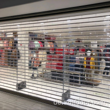 Mall Store Transparent Klappkristalltür